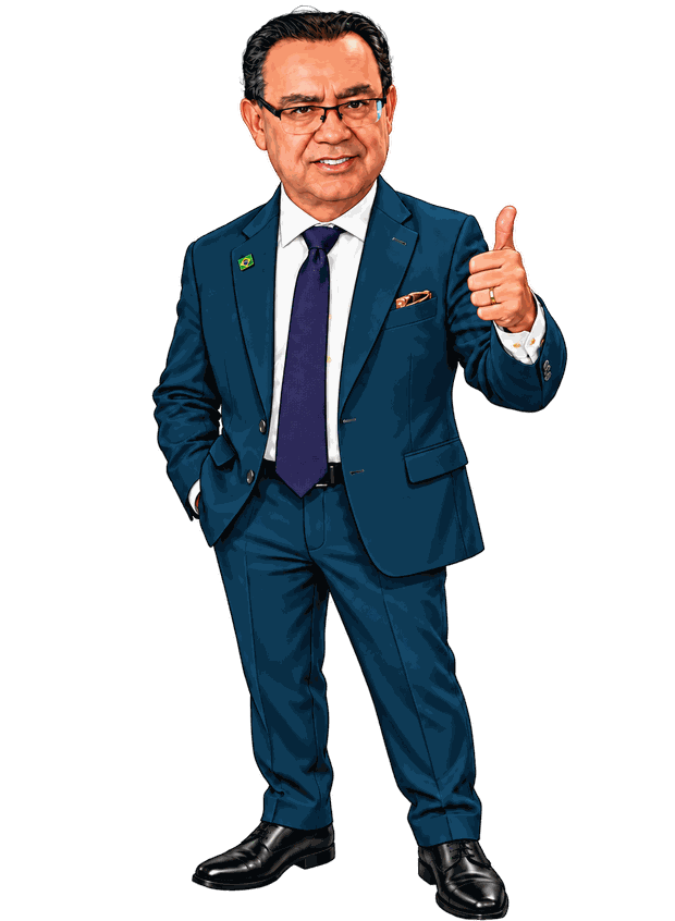Caricatura de Augusto Cury