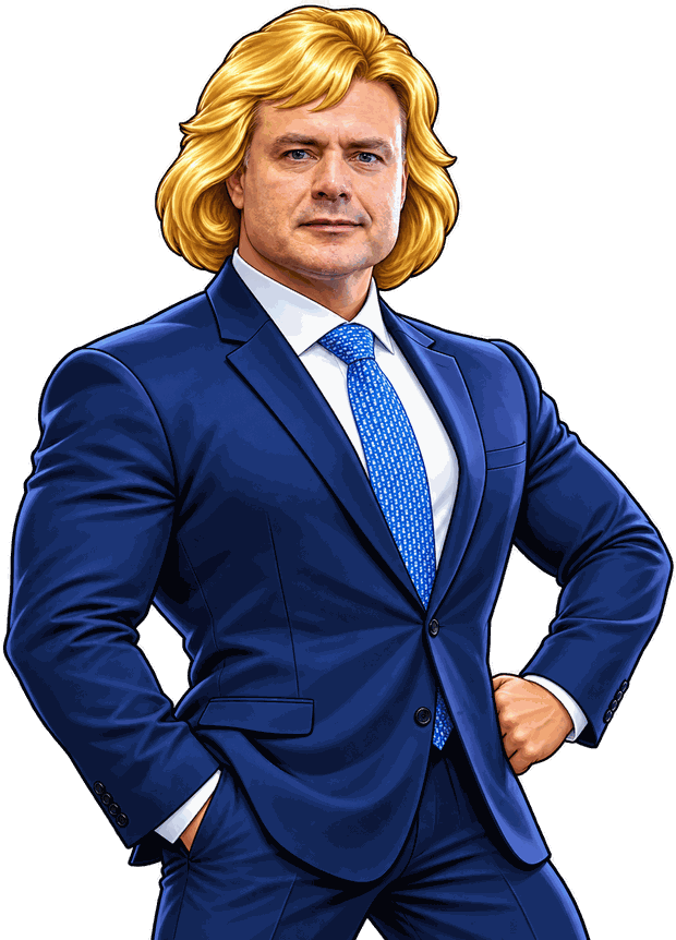 Caricatura de Renan Filho - Cabelo de Boneca